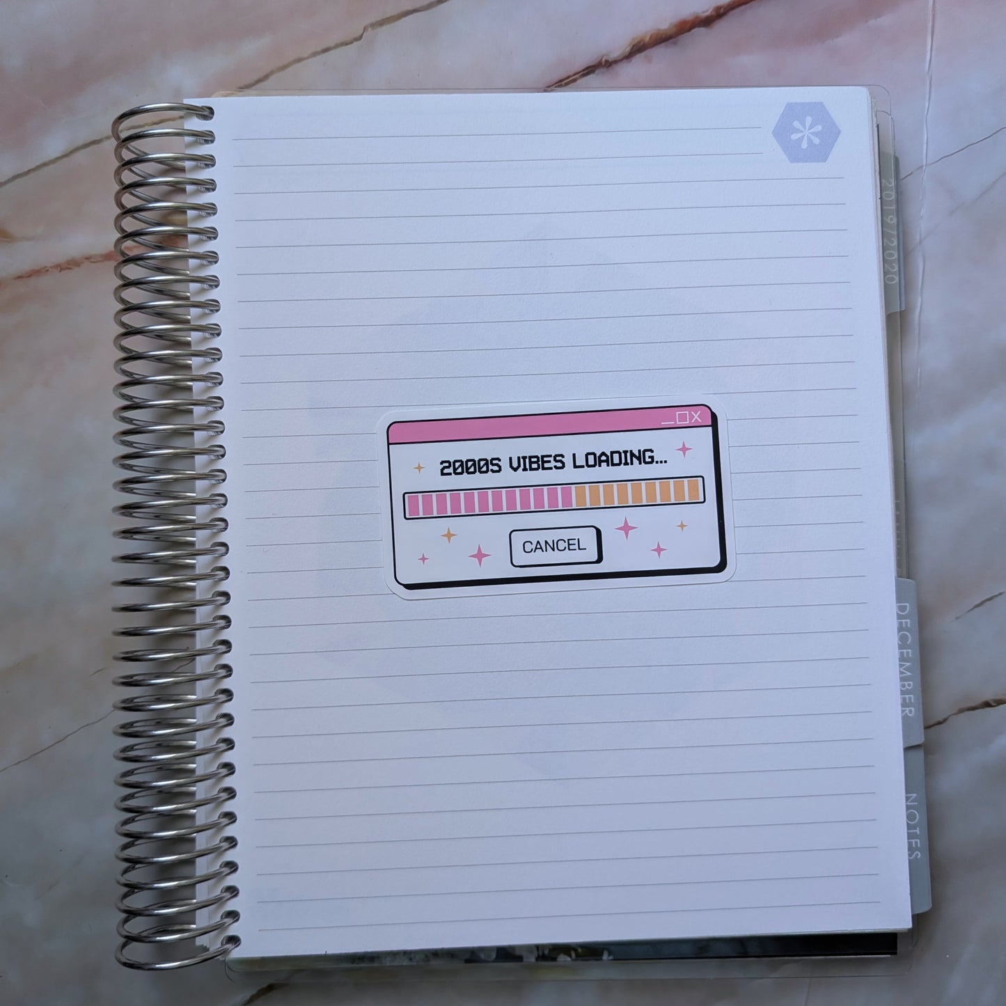 00's Vibes Loading || Large Deco Sticker