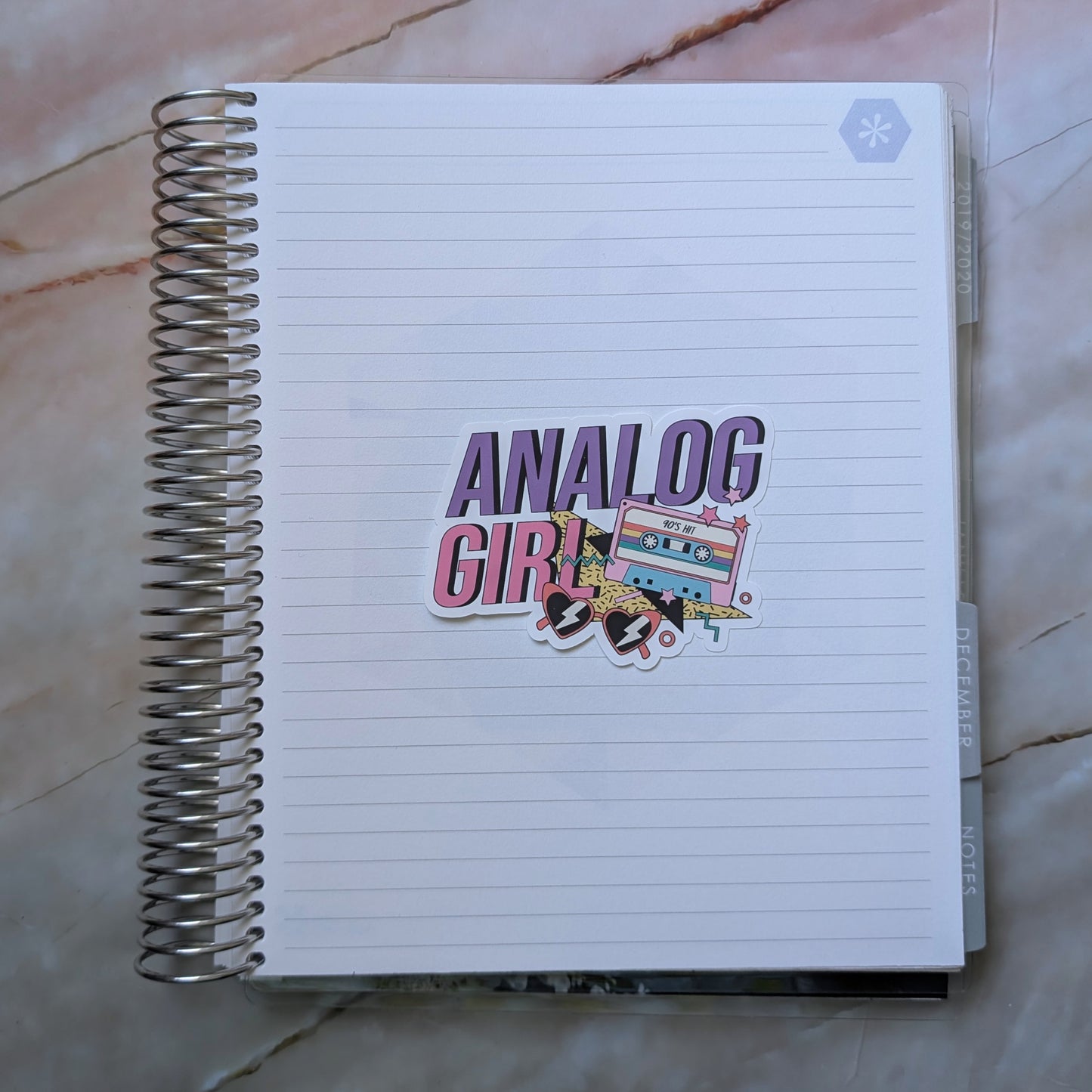 Analog Girl || Large Deco Sticker