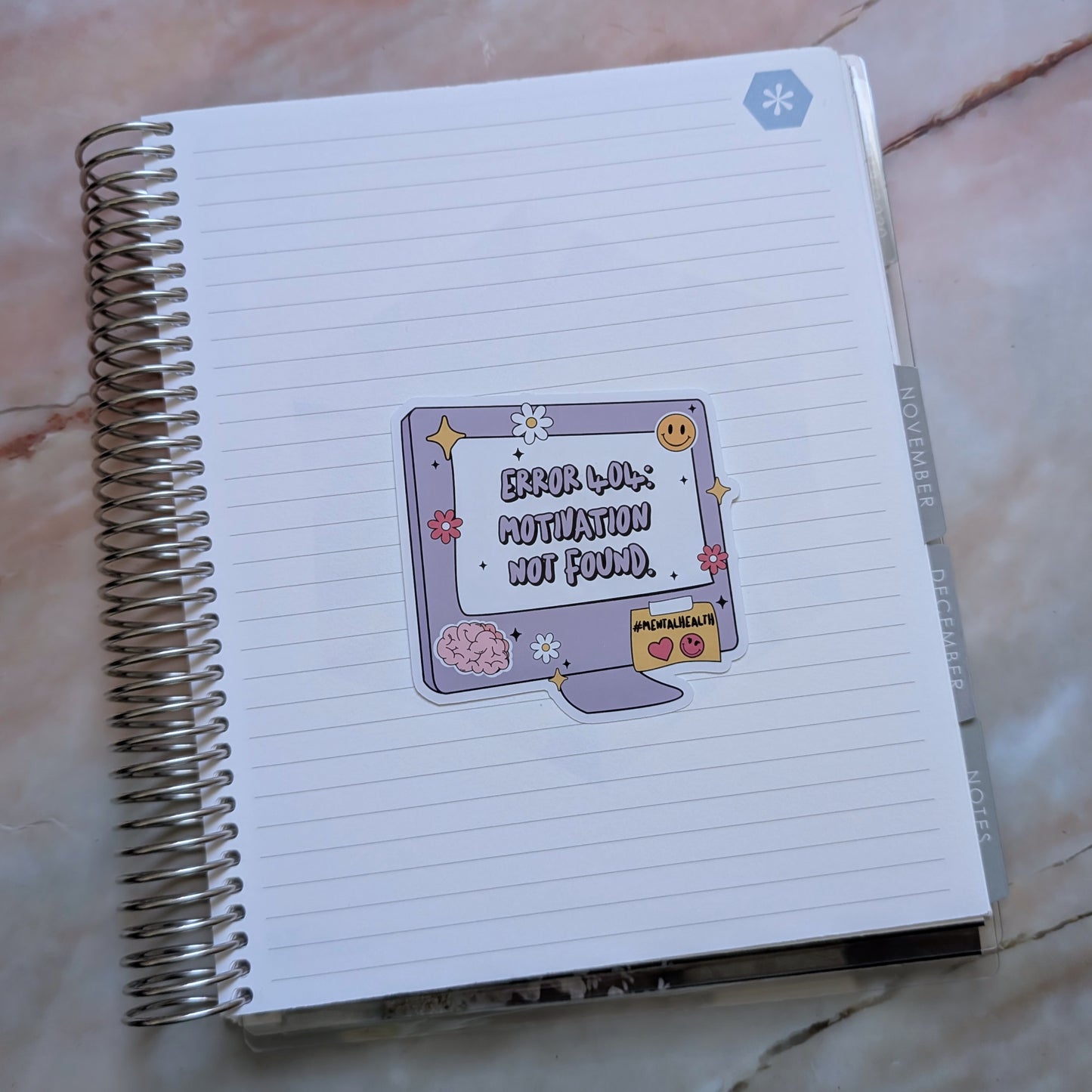 Motivation Not Found || Large Deco Sticker