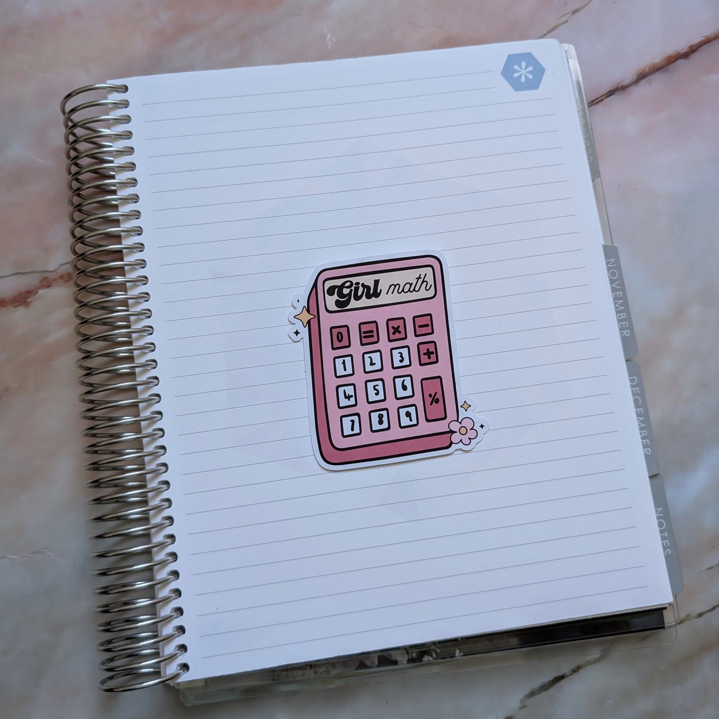 Girl Math || Large Deco Sticker