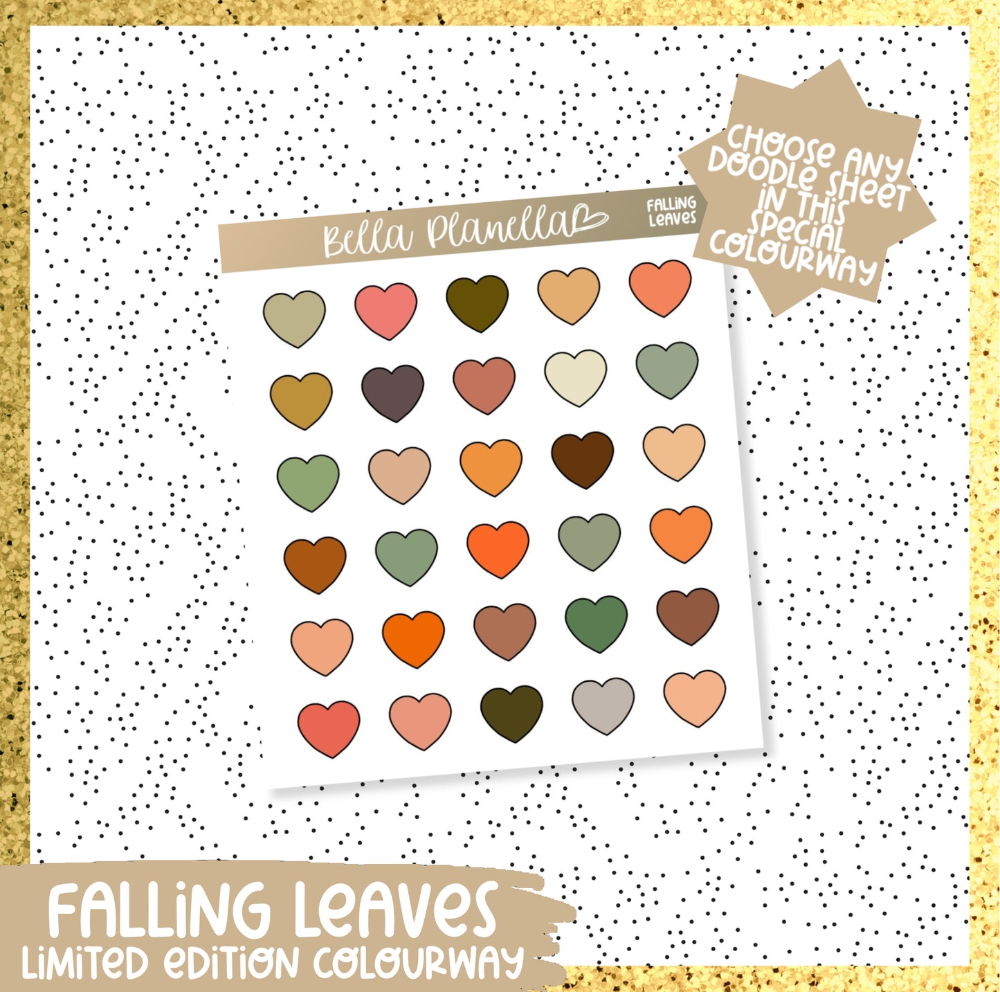 Falling Leaves || August LE Colourway || Premium Matte Vinyl