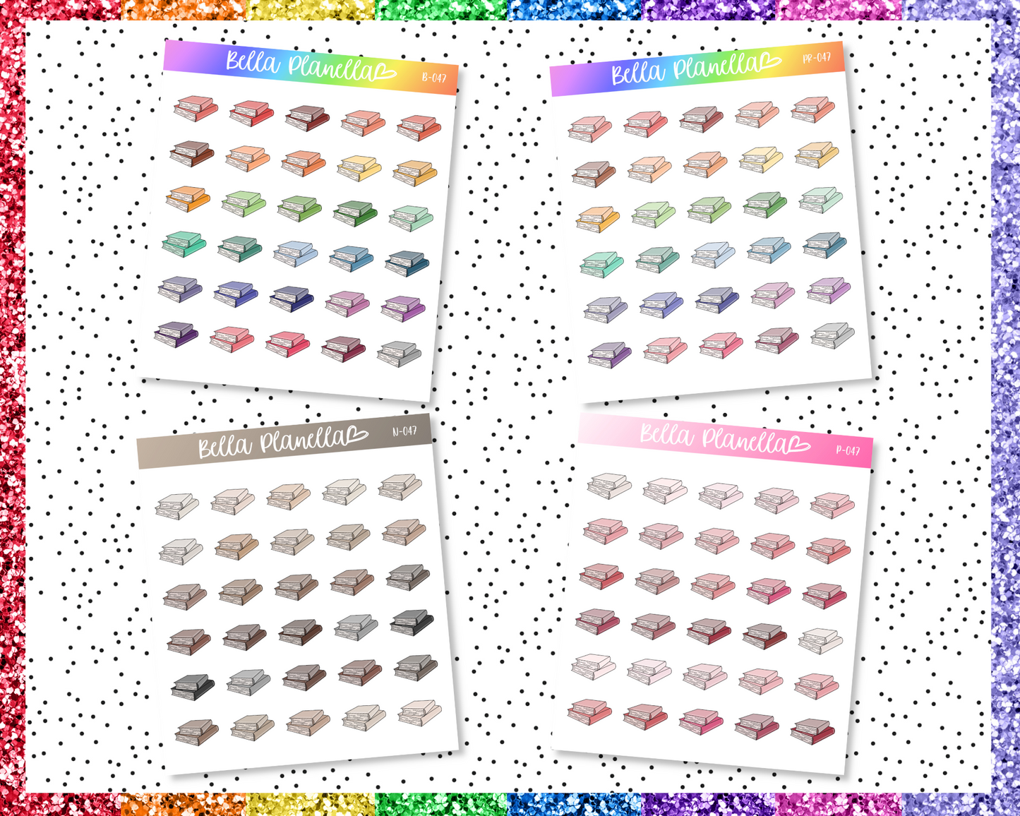 Books || Multicolour Doodles