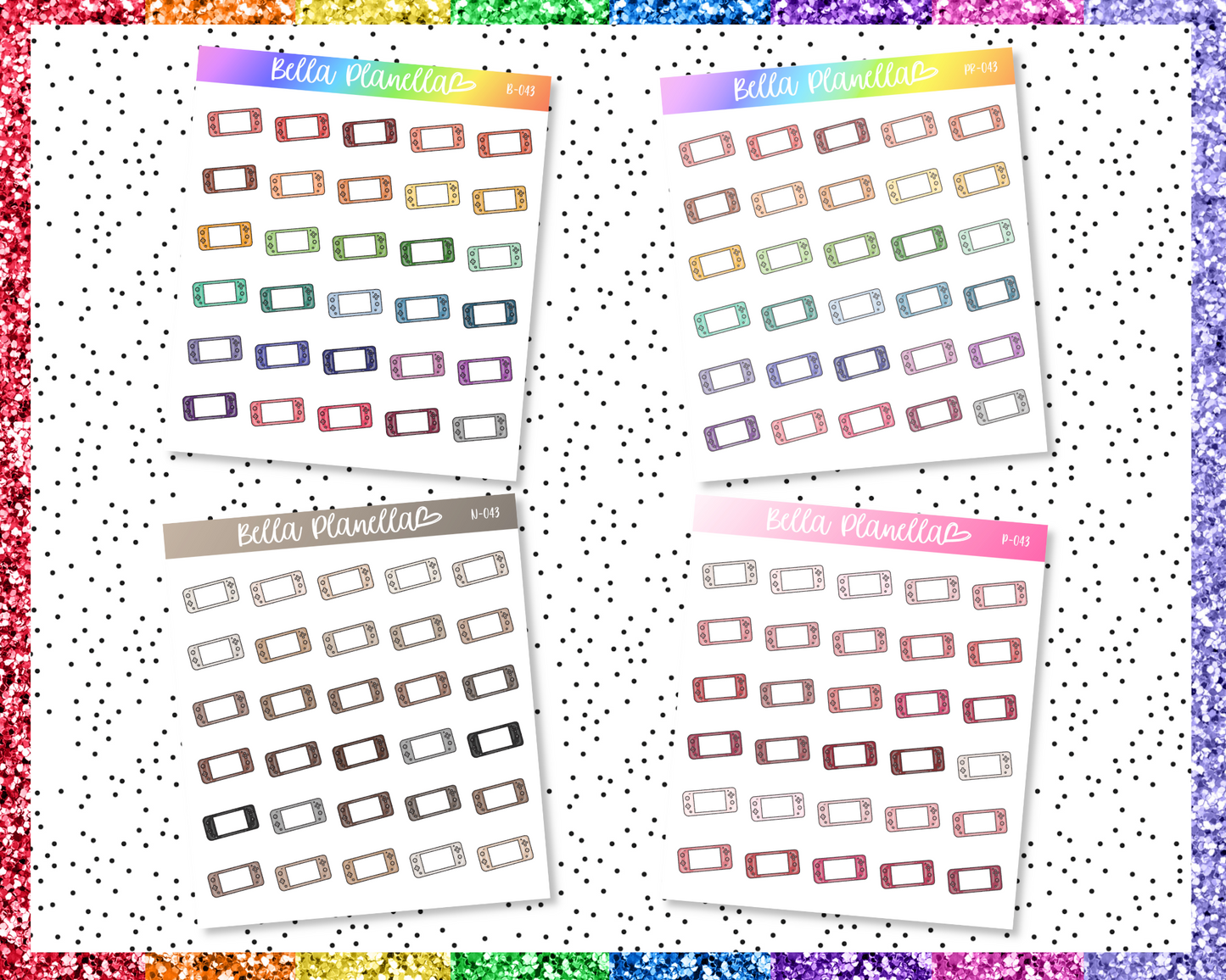 Switch || Multicolour Doodles
