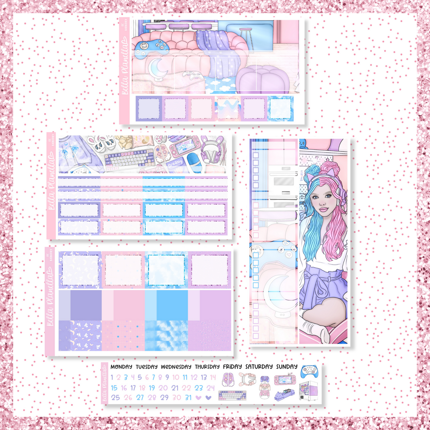 Moonlight Gamer || Undated Monthly