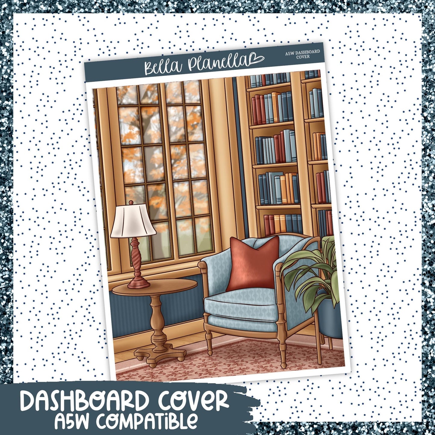 Fall Academia || A5W Dashboard Cover