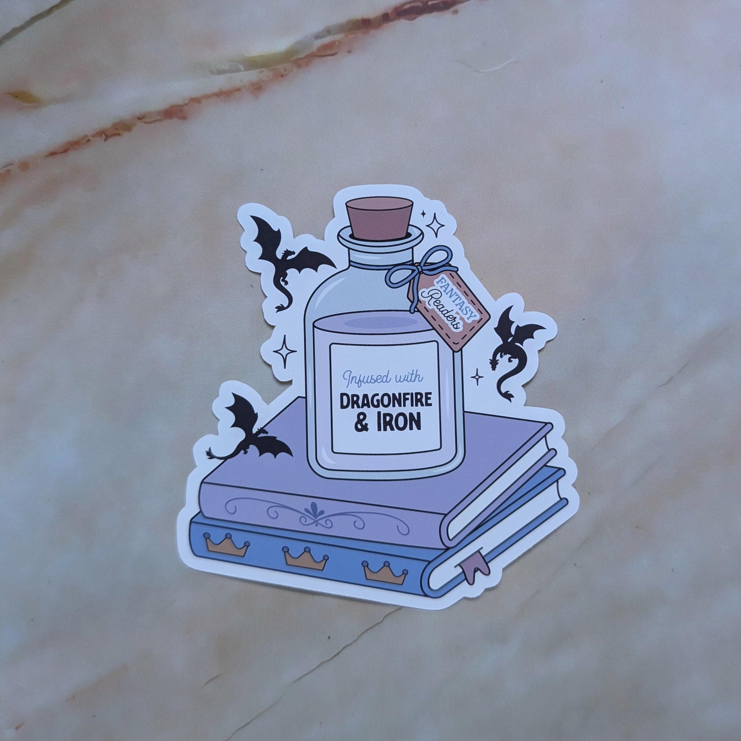 Bookish Potion || Large Deco Sticker