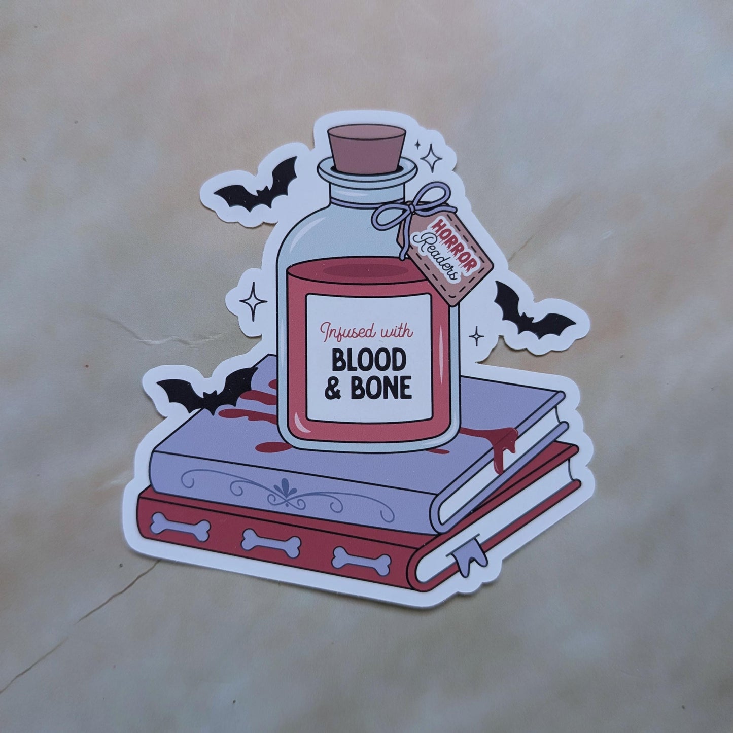 Bookish Potion || Large Deco Sticker