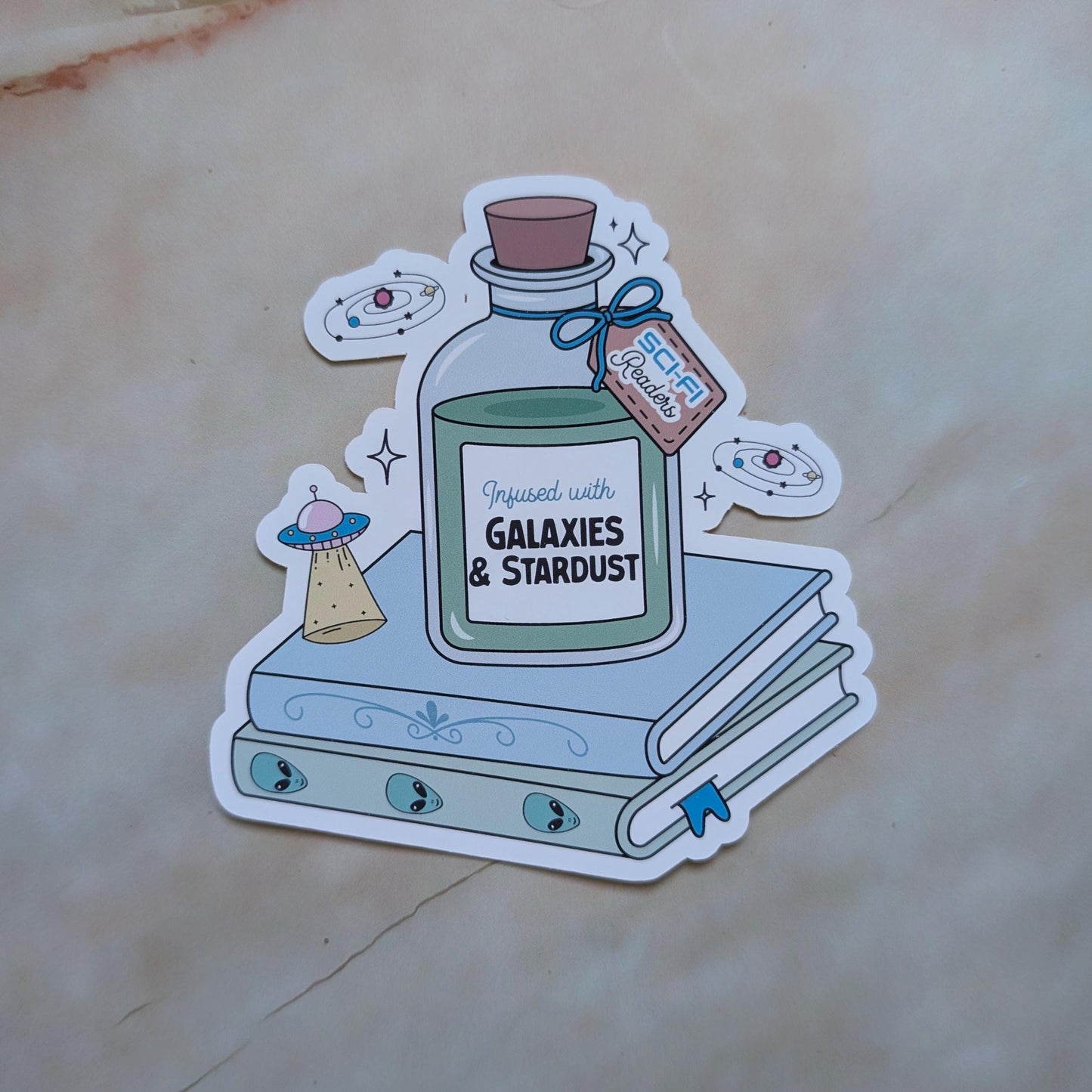Bookish Potion || Large Deco Sticker