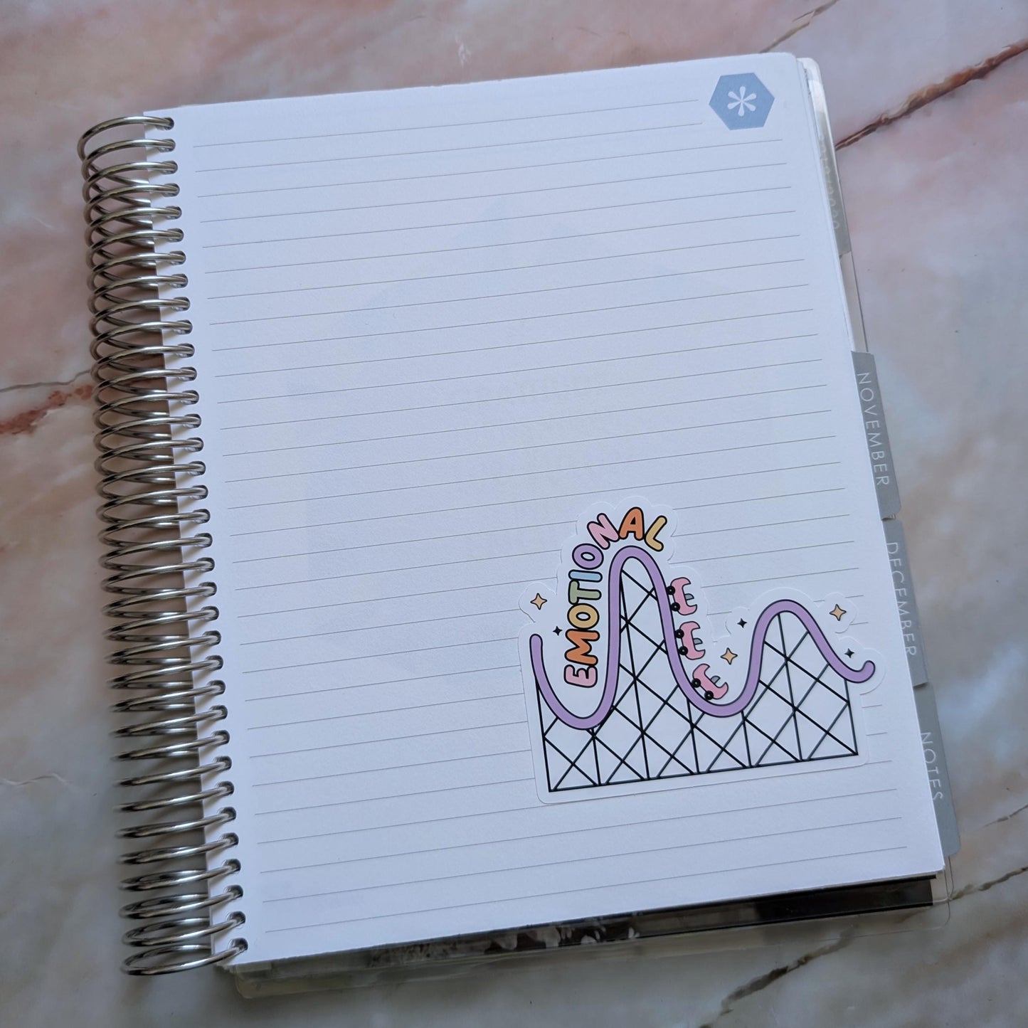 Emotional Rollercoaster || Large Deco Sticker