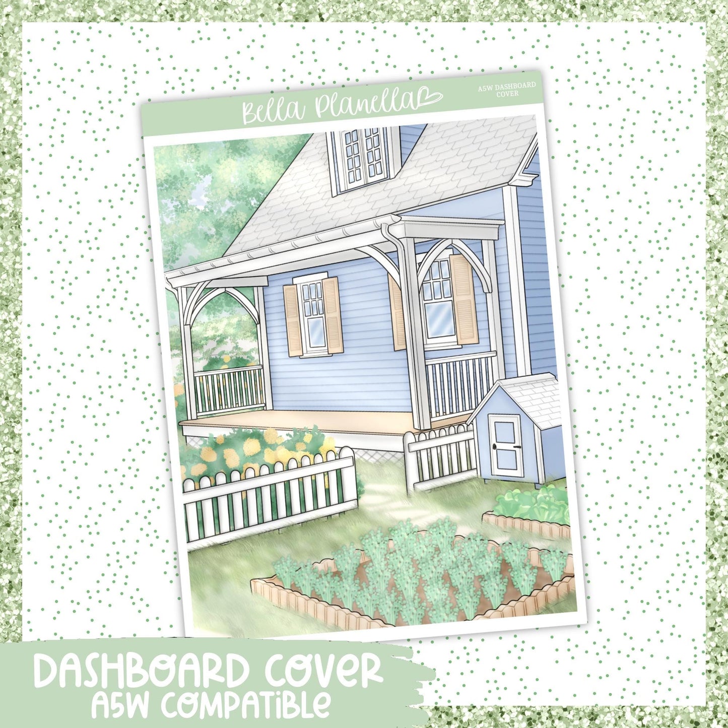 Spring Garden || A5W Dashboard Cover