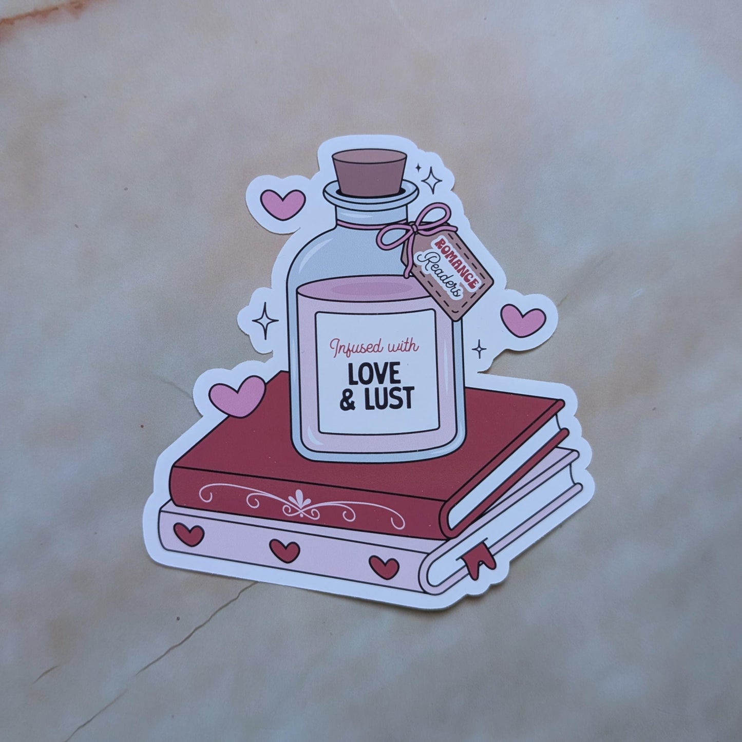 Bookish Potion || Large Deco Sticker