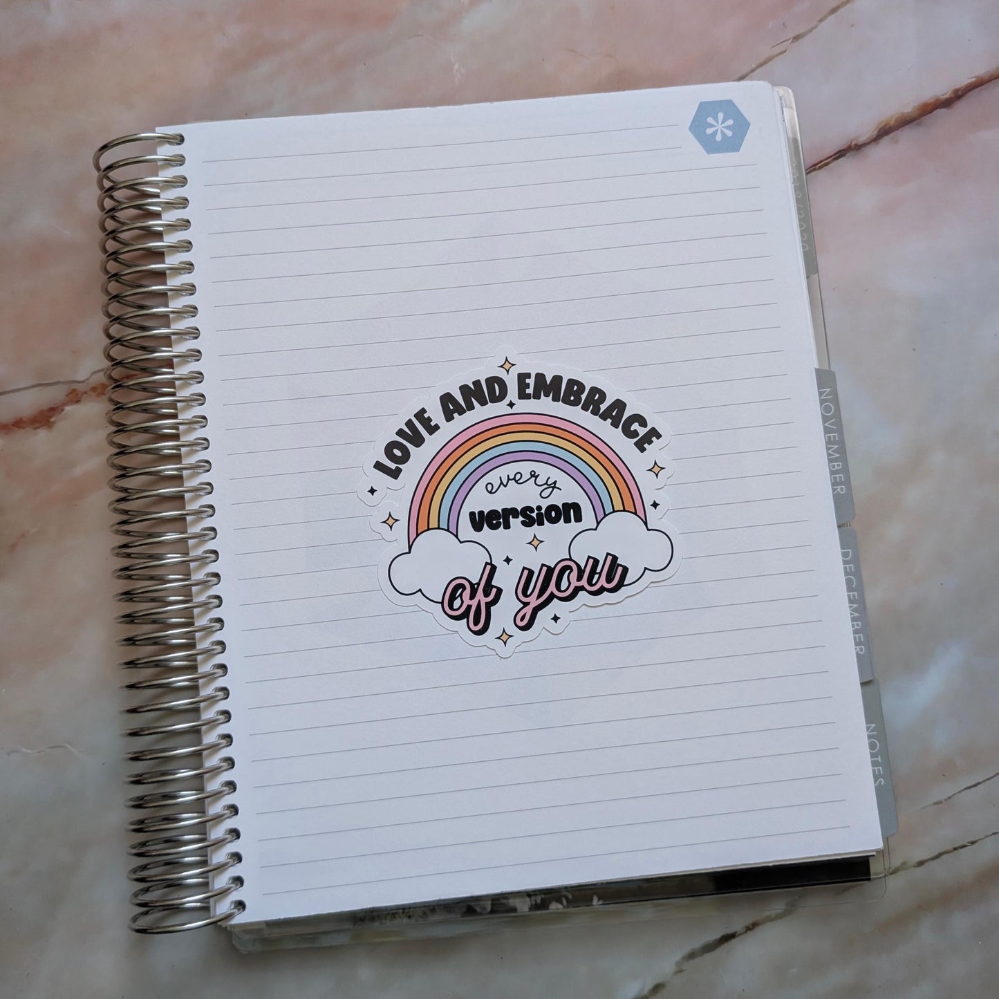 Positive Rainbow || Large Deco Sticker