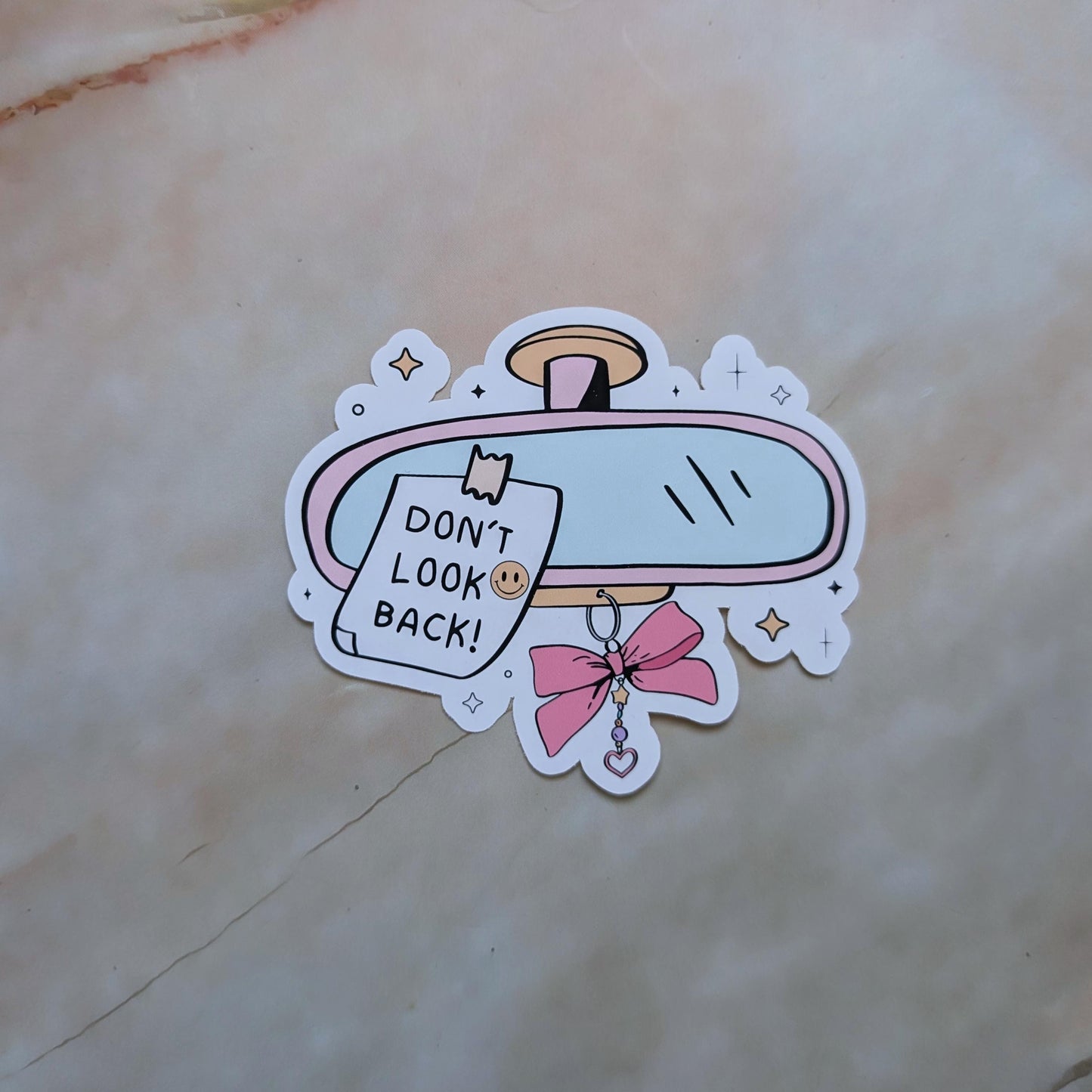 Don't Look Back || Large Deco Sticker