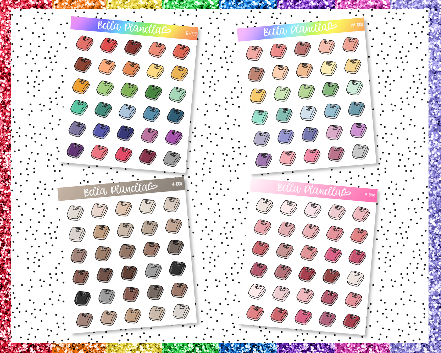 Folded Laundry || Multicolour Doodles