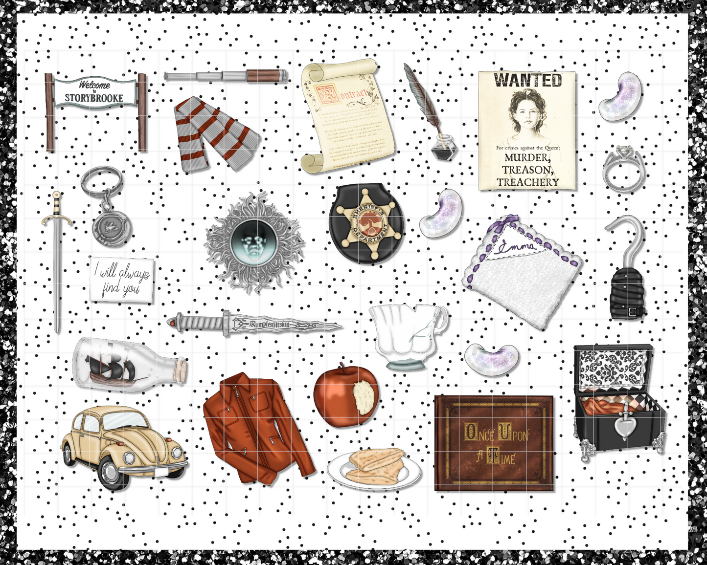 Welcome To Storybrooke || Sticker Pack