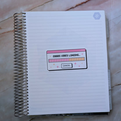 00's Vibes Loading || Large Deco Sticker