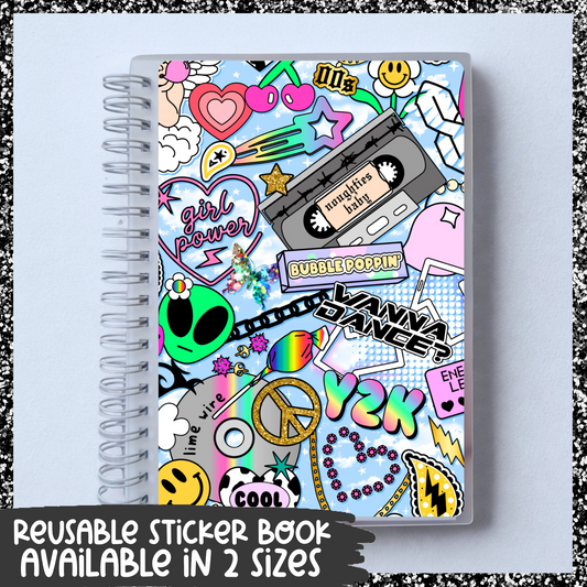 Y2K || Reusable Sticker Book || 2 Sizes