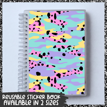 Camo || Reusable Sticker Book || 2 Sizes
