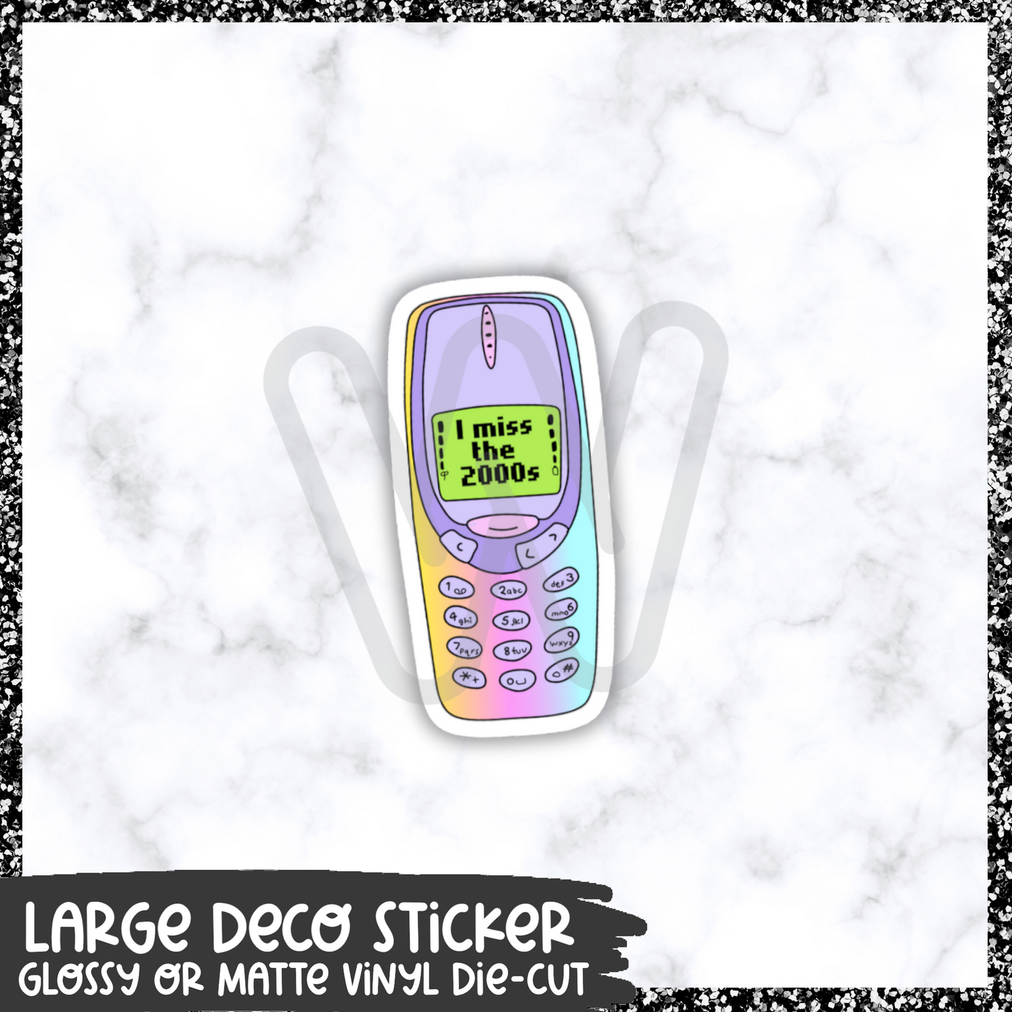Rainbow 3310 || Large Deco Sticker