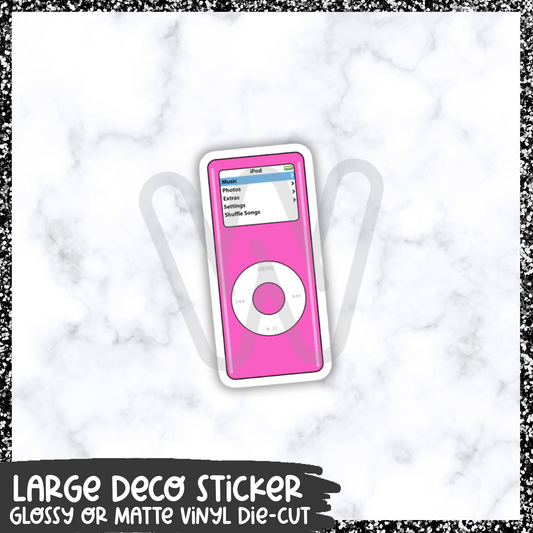 Pink Nano || Large Deco Sticker