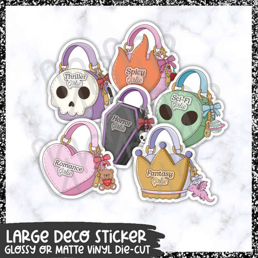 Genre Bags || Large Deco Sticker