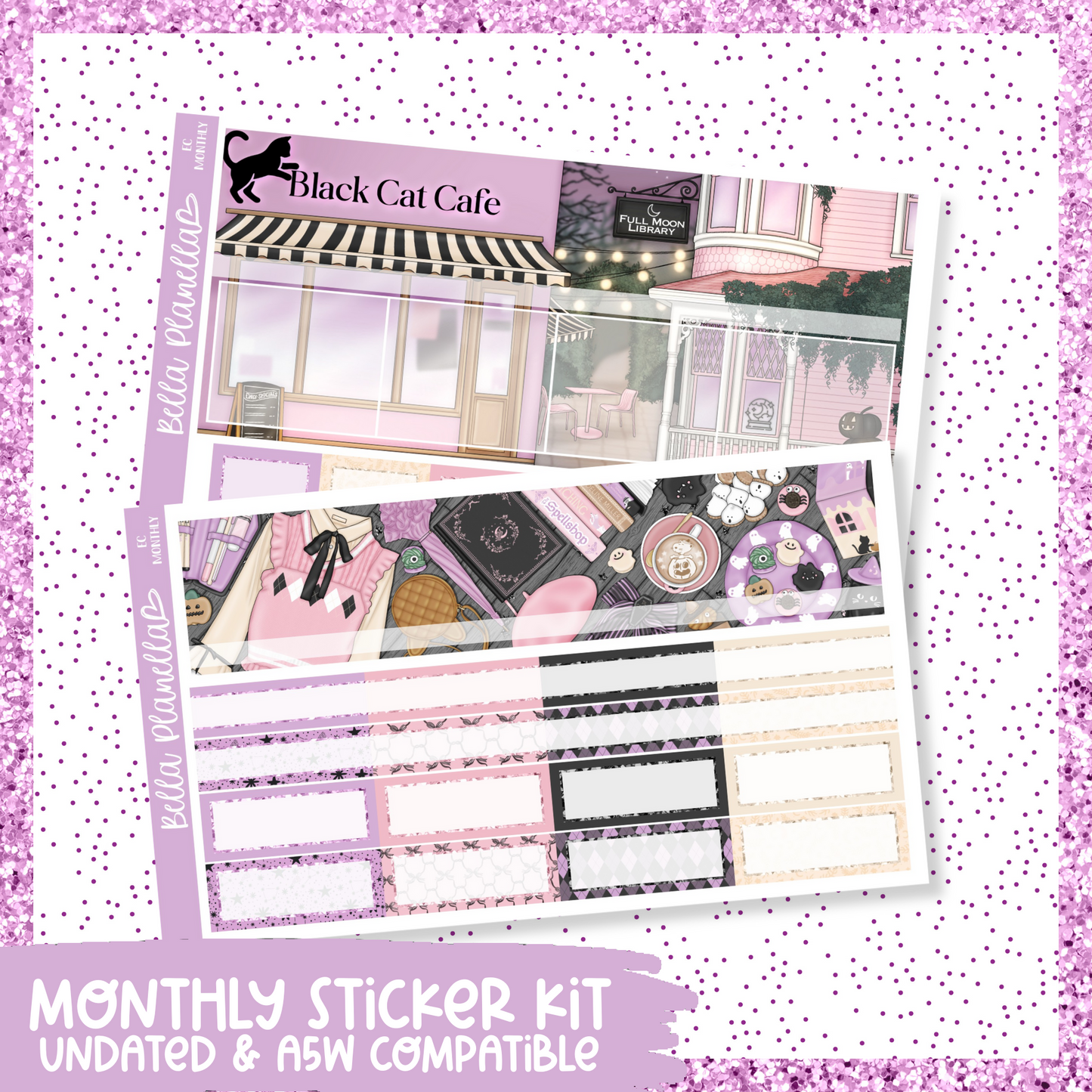 Black Cat Cafe || Undated Monthly