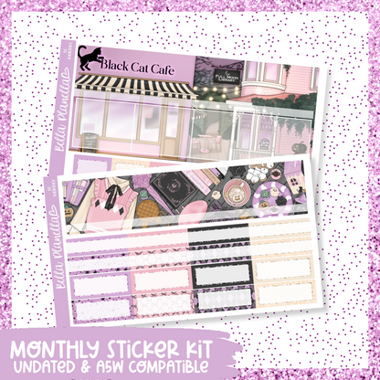 Black Cat Cafe || Undated Monthly