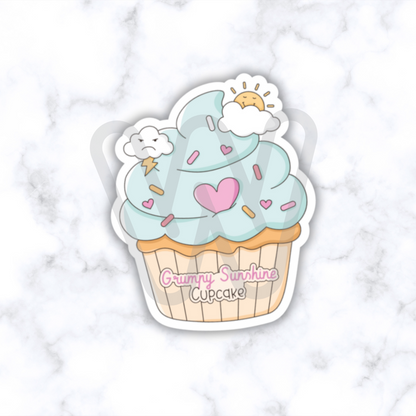 Romance Cupcakes || Large Deco Sticker