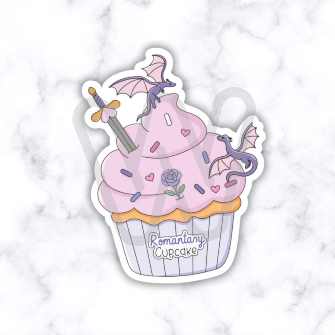 Romance Cupcakes || Large Deco Sticker