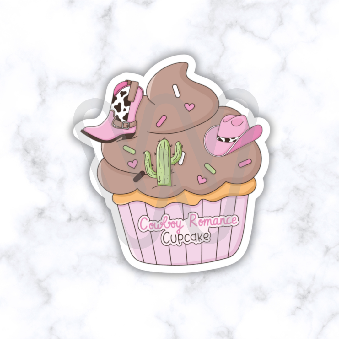 Romance Cupcakes || Large Deco Sticker