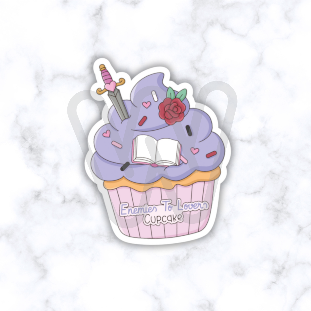 Romance Cupcakes || Large Deco Sticker