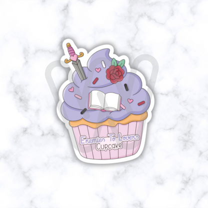 Romance Cupcakes || Large Deco Sticker