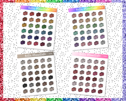 Hand Luggage || Multicolour Doodles