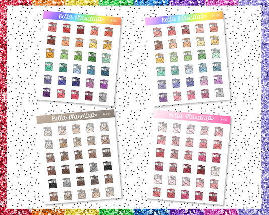 Sticker Mail || Multicolour Doodles