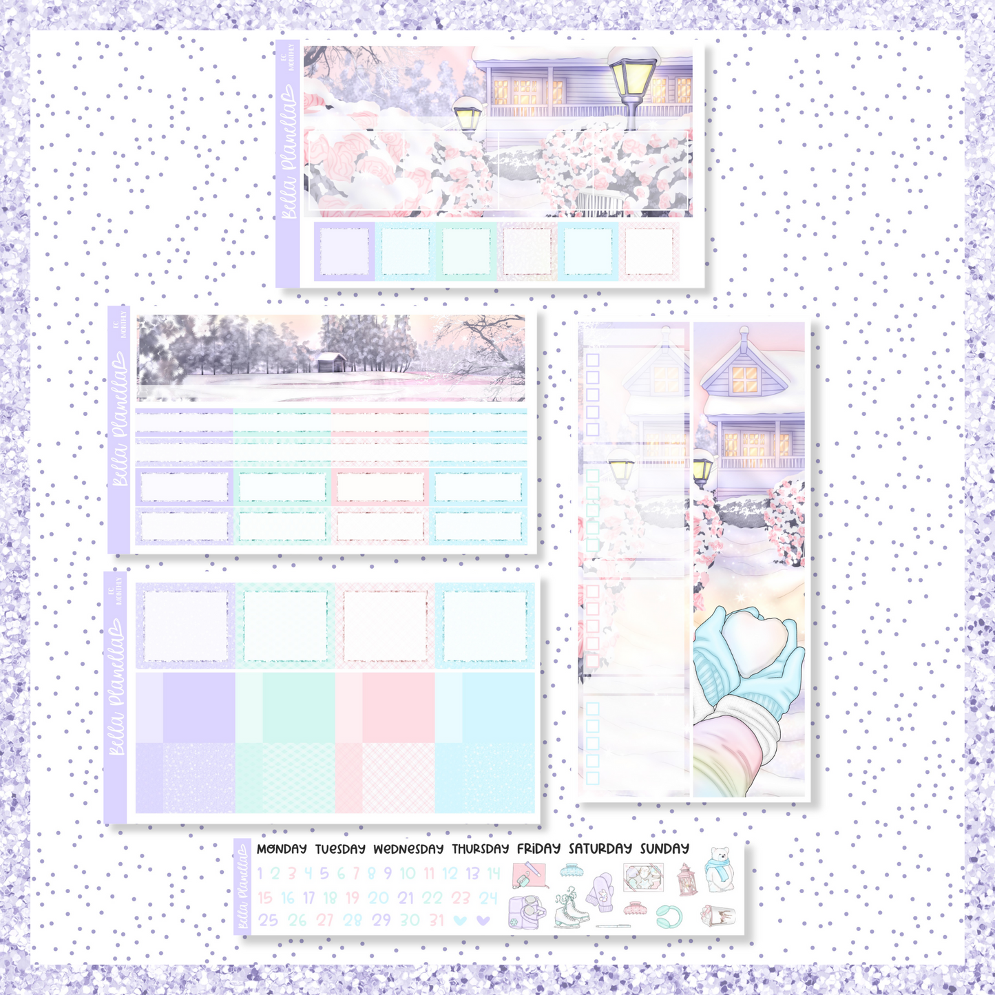 Winter Walks || Undated Monthly