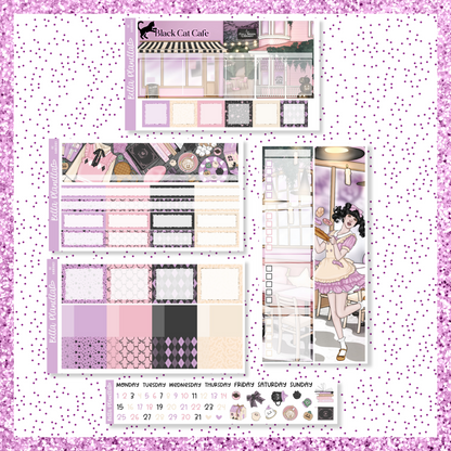 Black Cat Cafe || Undated Monthly