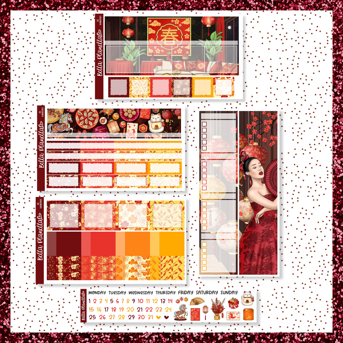 Lunar New Year || Undated Monthly