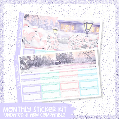 Winter Walks || Undated Monthly