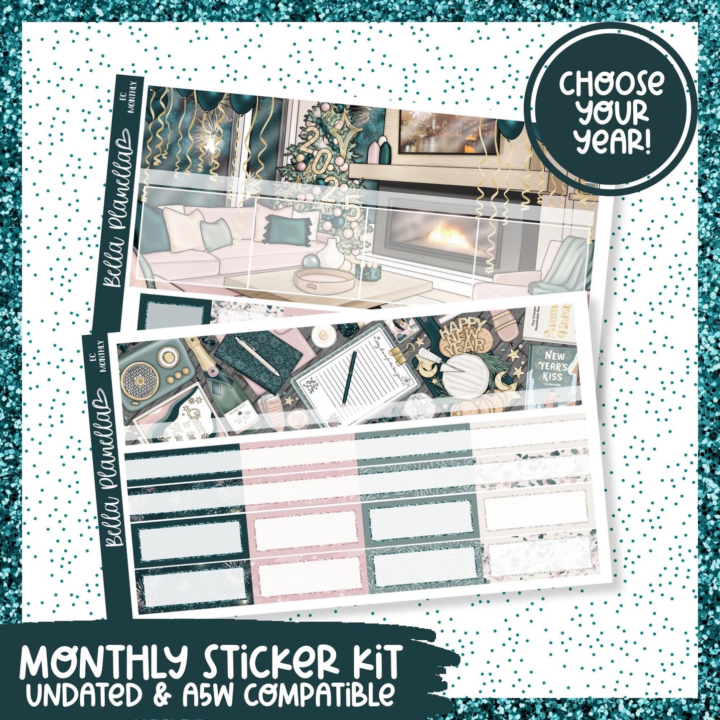 Resolutions V1 || Undated Monthly  || 3 Options