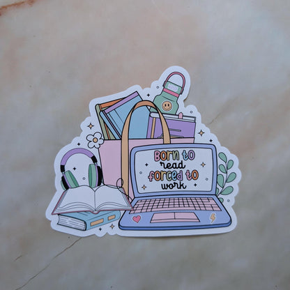 Forced To Work || Large Deco Sticker