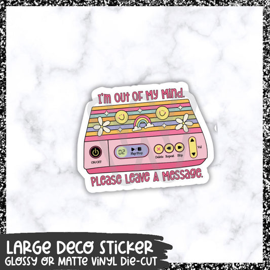 Leave A Message || Large Deco Sticker