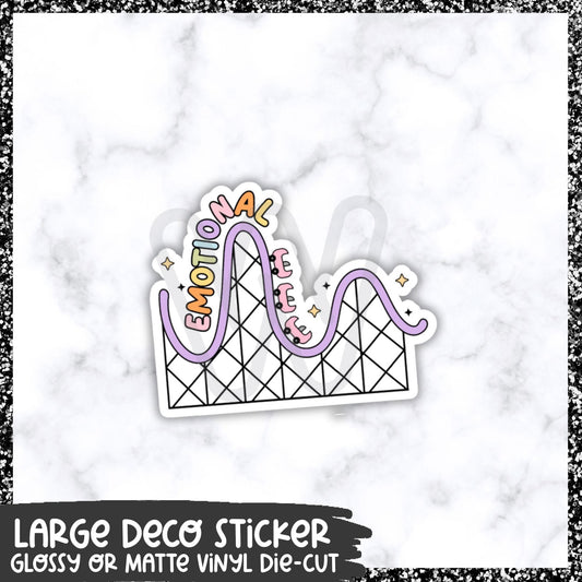 Emotional Rollercoaster || Large Deco Sticker
