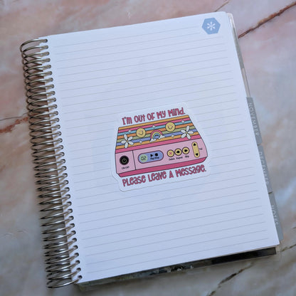 Leave A Message || Large Deco Sticker