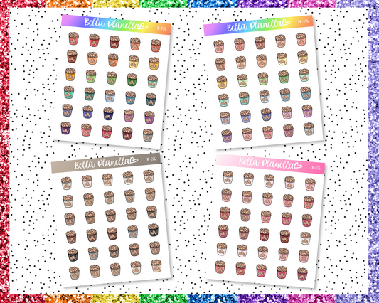 Chicken Bucket || Multicolour Doodles