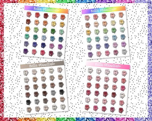 Earphones || Multicolour Doodles