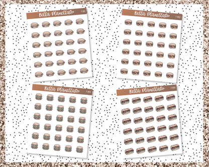 Food Doodles || Multicolour Doodles