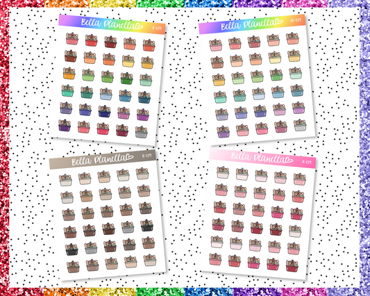 Shopping Basket || Multicolour Doodles