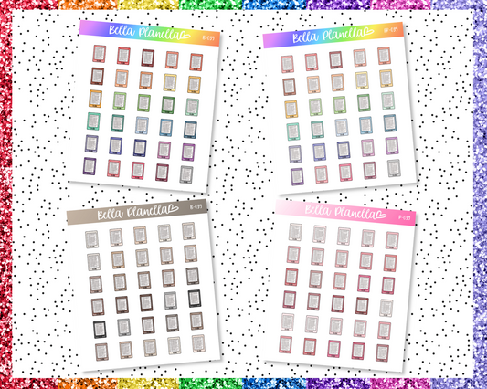 E-Reader V2 || Multicolour Doodles