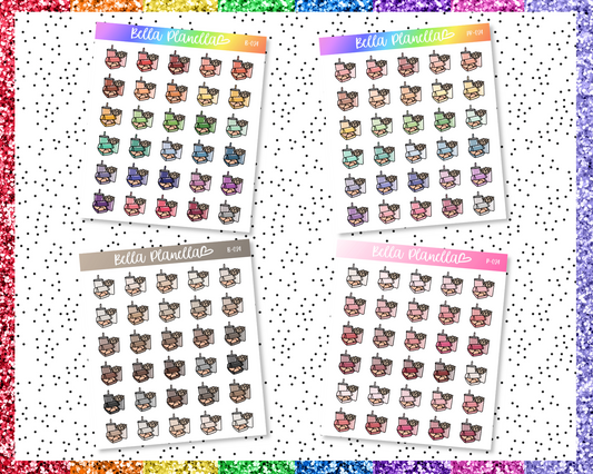 Nuggets & Fries || Multicolour Doodles