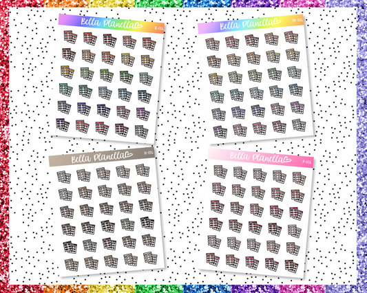 Sticker Sheets || Multicolour Doodles